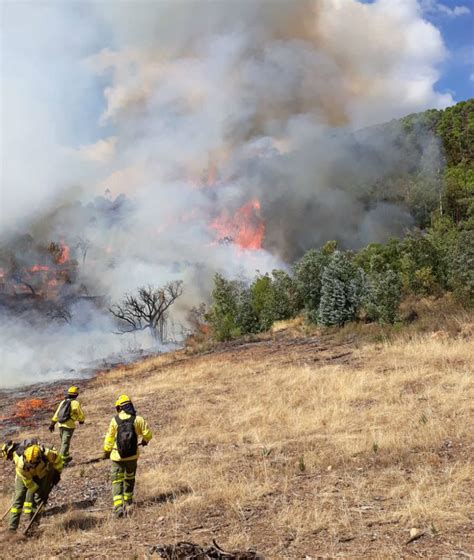 Candilerías Nuevo Incendio En La Granada De Riotinto Un Amplio