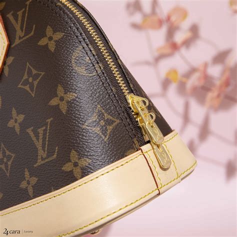 LOUIS VUITTON ALMA BB MONOGRAM CANVAS BAG 24cara