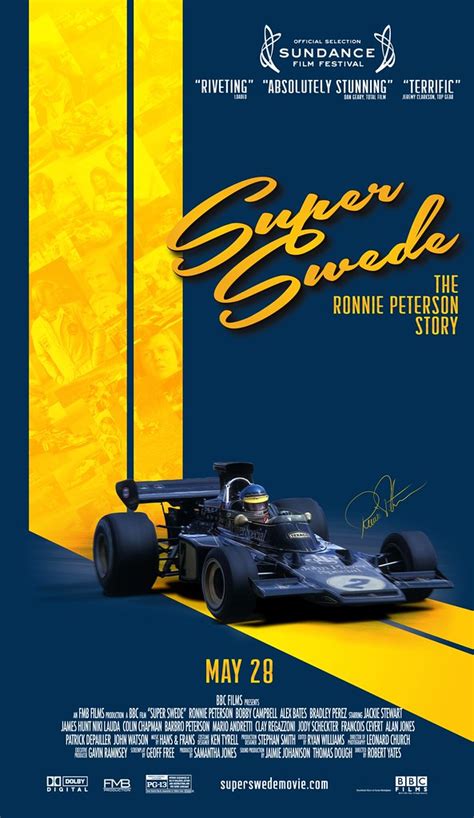 Fictional Ronnie Peterson Documentary Poster Super Swede Flickr