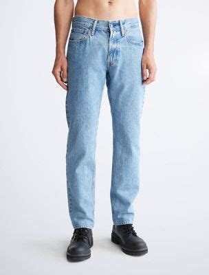 Standard Straight Fit Desert Blue Jeans | Calvin Klein® Canada