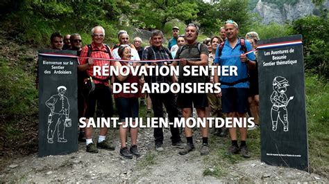 R Novation Sentier Des Ardoisiers Saint Julien Montdenis Youtube