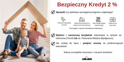 Skorzystaj z rządowego programu Bezpieczny Kredyt 2 Lem bud Nowe