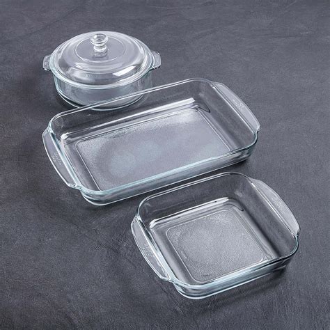 Libbey Bake Glass Bakeware Combo Set Of 4 Kitchen Stuff Plus