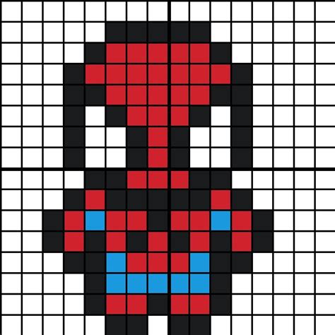 Spiderman Pixel Art Artofit