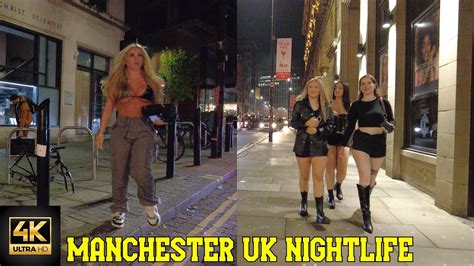 K Subscribers Manchester Uk Nightlife Walking Tour K Uhd Fps