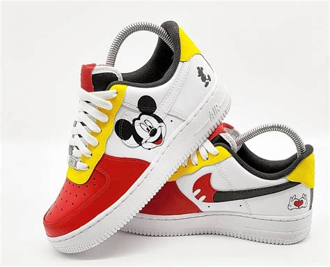 Mickey Mouse Custom Nike Air Force 1 Custom Baby Shoes Cute Nike