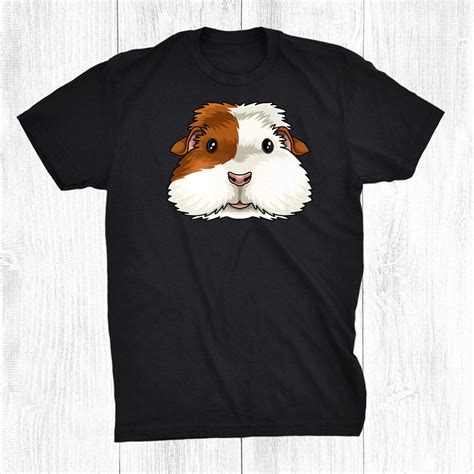 Guinea Pig Animal Head Cute Guinea Pig Lover Shirt Teeuni