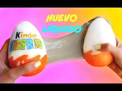 Diy C Mo Hacer Un Huevo Kinder Sorpresa Con Slime Youtube