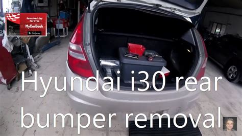 Hyundai I30 20072012 Rear Bumper Removal YouTube