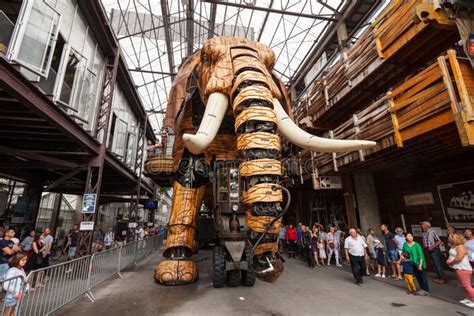 Elephant Machines Isle of Nantes Editorial Photography - Image of nantes, steampunk: 145942447