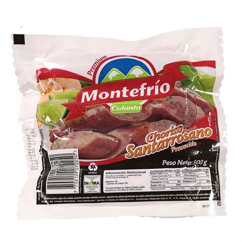 Chorizo Santarrosano Colanta X 500g Jumbo Colombia