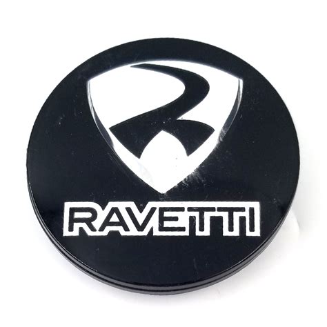 Ravetti Gloss Black Snap In Dia Wheel Center Cap Pn Cc Psu