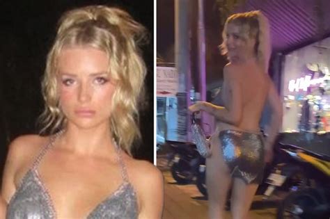 Lottie Moss Sends Pulses Racing As She Flashes Peachy Derriere In