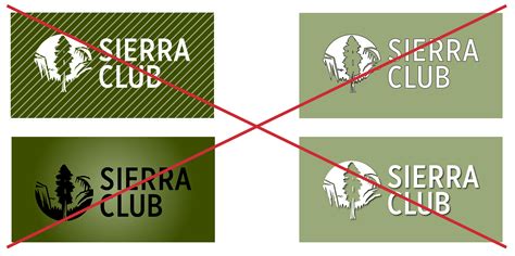 Sierra Club Brand Style Guide: National Logos | Sierra Club