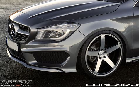 Mercedes Benz Cla On Cw Matte Black Machined Face O