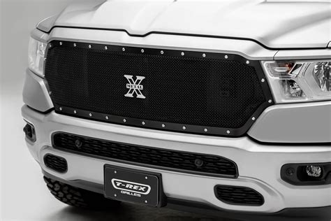 2019 2021 Ram 1500 Laramie Lone Star Big Horn Tradesman X Metal Grille Black 1 Pc