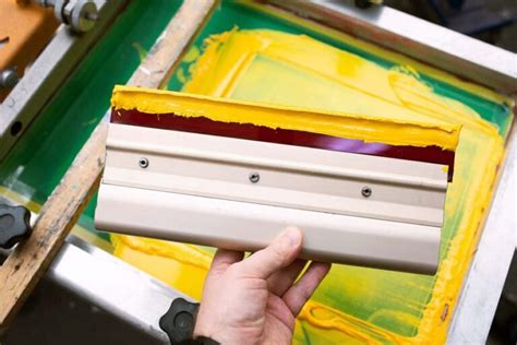 Screen Printing Squeegee Types: Best Uses