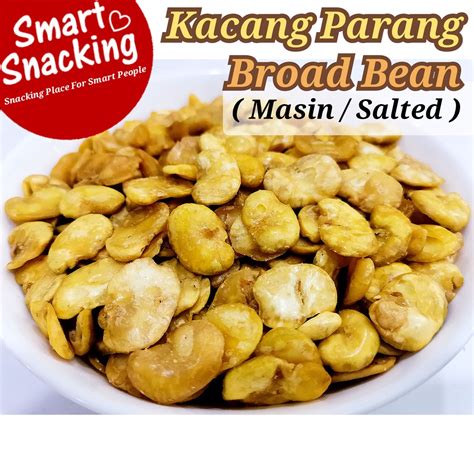 500g Kacang Parang Masin Broad Bean Snack Kacang Sepat Masin