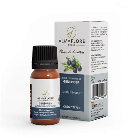 ALMAFLORE Huile Essentielle genévrier 10ml Curvita Parapharamacie