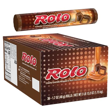 Rolo Chewy Caramels Milk Chocolate 1 7oz 36ct I Got Your Candy