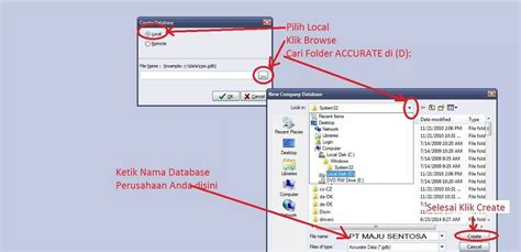 Cara Membuat Database Accurate Dekstop