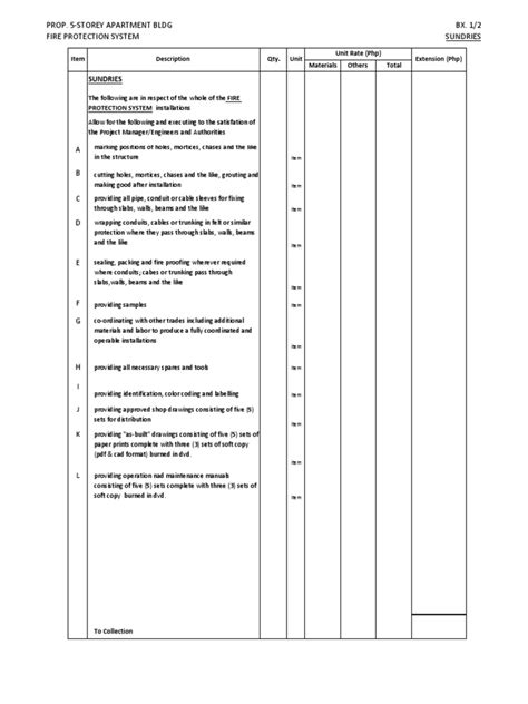 SUNDRIES | PDF | Building Engineering | Civil Engineering