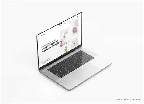 Maqueta de pantalla de computadora portátil macbook Archivo PSD Premium