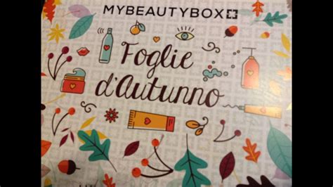 My Beauty Box Ottobre 2016 Foglie D Autunno PassioneBijoux Fantasy