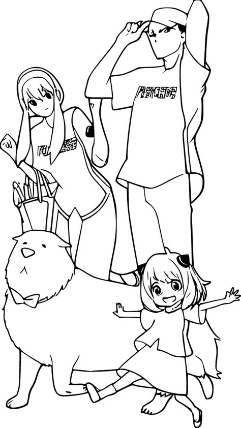 Spy X Family Coloring Pages | 100% Free, Printable & Fun