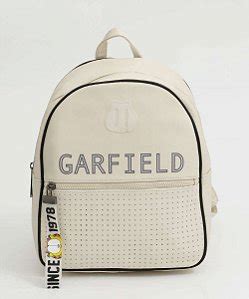 Bolsa Mochila Feminina Garfield Authentic Semax Gf Bege Meli