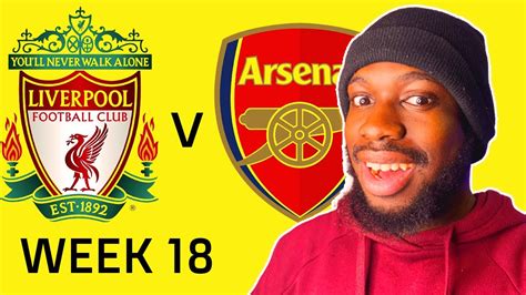 Liverpool Vs Arsenal Prediction Premier League Gw 18 Youtube