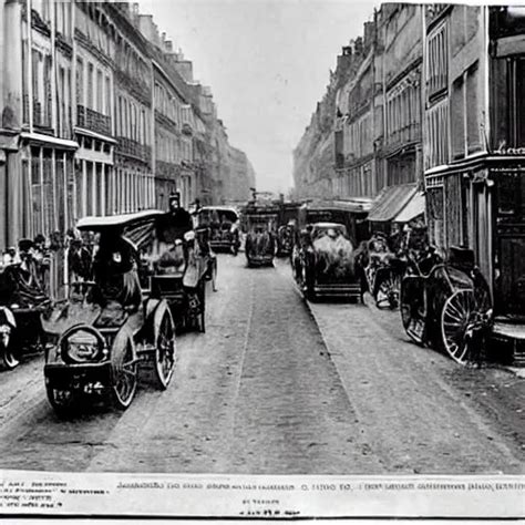 Une Rue De Paris Vide Avec Des Voitures Garees En 1 8 Stable