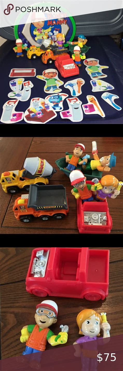 Disney Handy Manny Figures Car Trucks Magnet Set Disneys Handy Manny