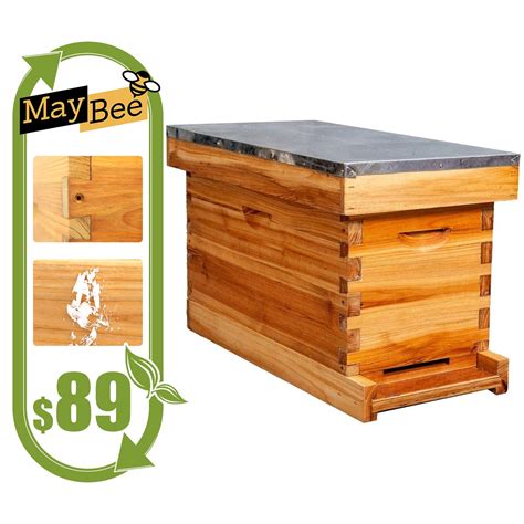 Maybee Hives 5 Frame Honey Bee Nuc Beehive Cedar Wood Beehives No Log