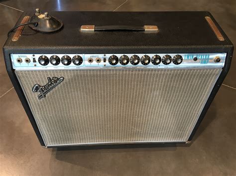 Photo Fender Twin Reverb Silverface Fender Twin Reverb