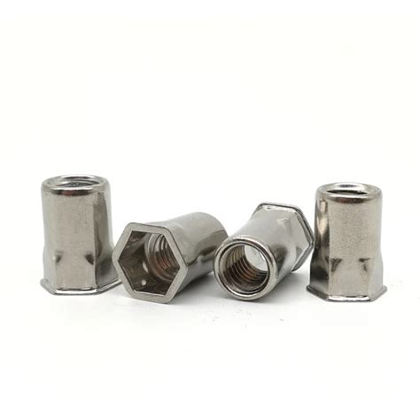 Sus Reduce Head Hex Rivet Nut Stainless Steel M M M M M Insert