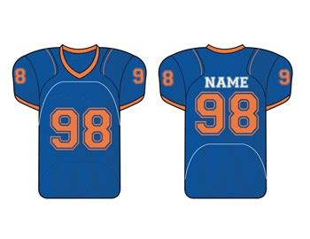 USA Top Supplier Of Custom Blue Football Team Jerseys