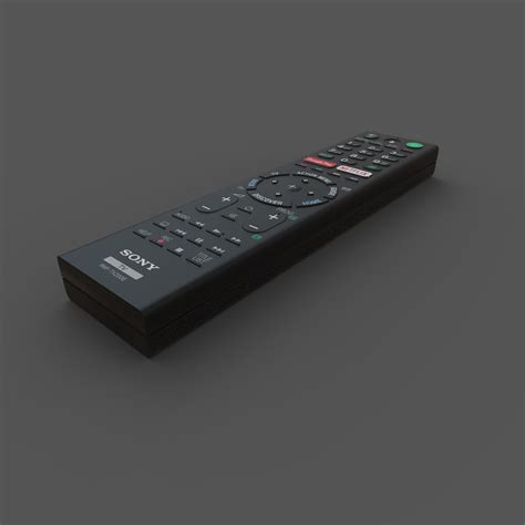 D Remote Control Sony Rmf Tx E Model Turbosquid