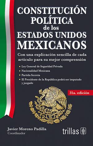 Constituci N Pol Tica De Los Estados Unidos Mexicanos Con Una