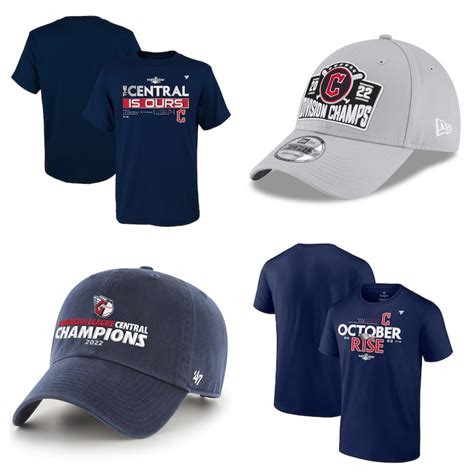 Cleveland Guardians Al Central Division Champions Shirts Hats More Gear For Sale Online