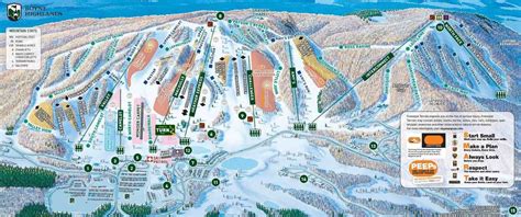 Boyne Highlands Trail Map | Ski Maps | Michigan