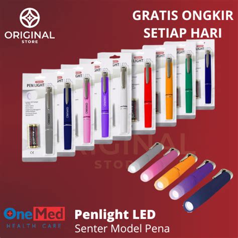 Jual Senter Medis Penlight Led Onemed Senter Mulut Grey Jakarta