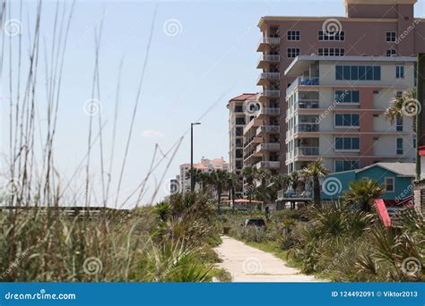 City of Jacksonville Beach in Florida Editorial Photo - Image of ...