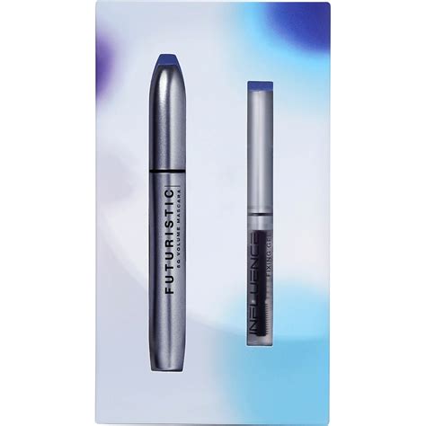INFLUENCE BEAUTY Подарочный набор Тушь для ресниц FUTURISTIC + Гель для ...