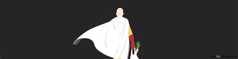 One Punch-Man Saitama minimalism 4K wallpaper download