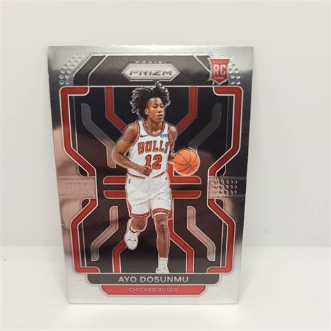 2021 22 Panini Prizm Ayo Dosunmu Base Rookie RC 271 Chicago Bulls EBay