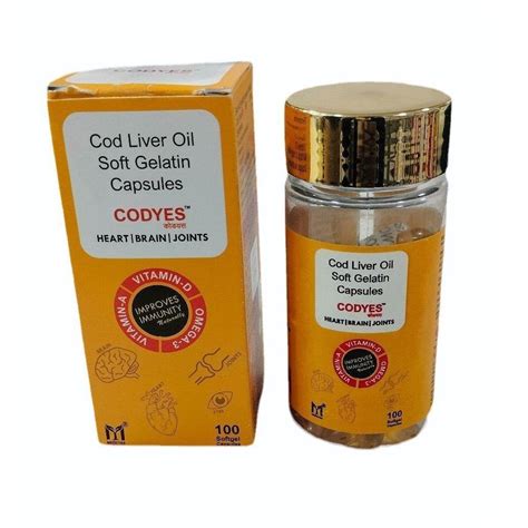 Codyes Cod Liver Oil Soft Gelatin Capsule At Rs Box Cod Liver Oil