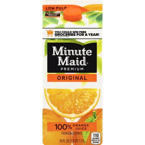 Minute Maid Orange Juice Nutrition Facts