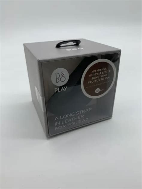 BNIB B O PLAY By Bang And Olufsen Beoplay A2 Long Leather Strap Black