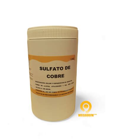 Sulfato De Cobre Formula 8